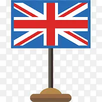 卡通英国国旗