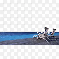 海南风景码头藤椅