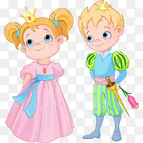 2017卡通公主与王子