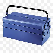 蓝色金属工具箱