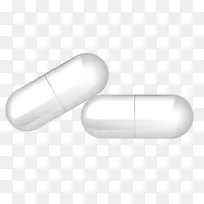 矢量白胶囊