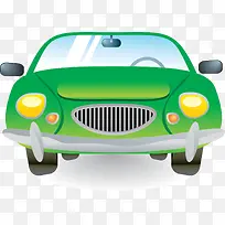 绿色低碳环保汽车标志