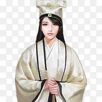 书生气美女素材