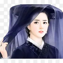 立绘古装生气美女
