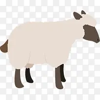 牲畜卡通山羊素材图
