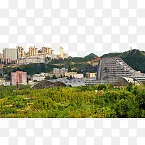 六盘水明湖湿地公园素材图片