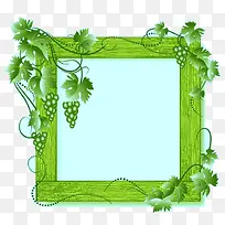 绿葡萄图案照片框