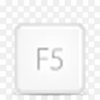 电脑键盘F5键图标