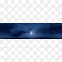 夜晚月亮美景