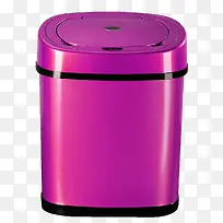 紫色高档智能垃圾桶
