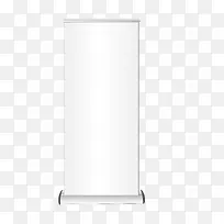 空白易拉宝矢量图