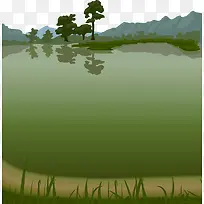 湖光风景