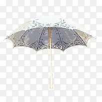 长柄蕾丝花纹雨伞