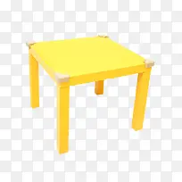 黄色小桌子