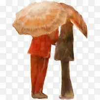 打伞的人