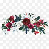 卡通手绘精美的鲜花