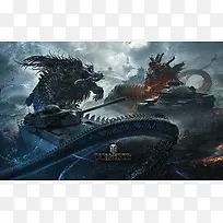 游戏龙的图案天空环境