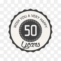 50周年标志