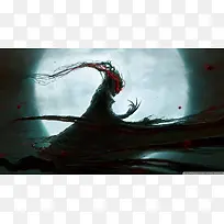 魔幻死神月亮游戏背景