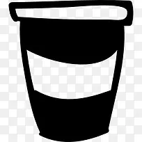 塑料咖啡杯图标