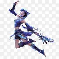 手绘五毒美女