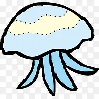 卡通海洋生物