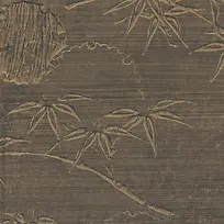 浮雕树叶图案