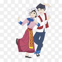跳舞的男女