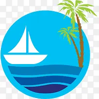 水彩海洋LOGO