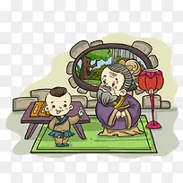 中国风创意国学插画装饰