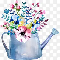 水壶里的花朵