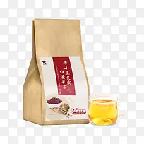 薏米茶包装设计素材