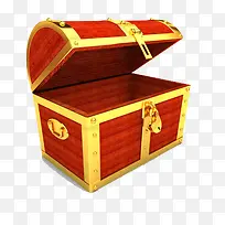 金色木盒子