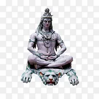 印度湿婆雕塑图