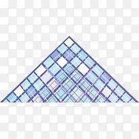 紫色玻璃金字塔