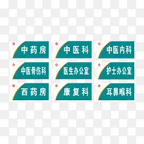 医院科室标识标牌