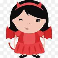 红裙子小恶魔