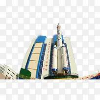 中国卫星发射中心神舟飞船