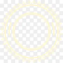 矢量淡黄色圆环