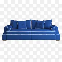 优雅的蓝色沙发