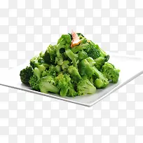 产品实物食物清炒西兰花