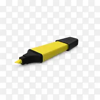 黄色的荧光笔