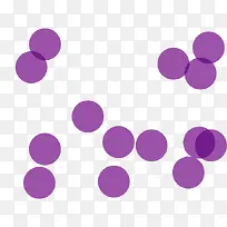 矢量紫色小圆点