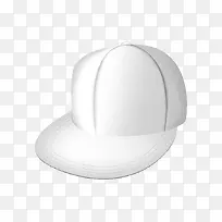 一个白色帽棒球帽插图