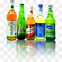 啤酒主题香烟广告素材
