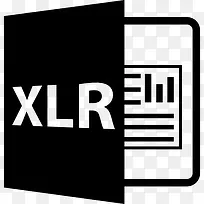 XLR文件格式符号图标