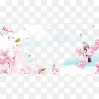 桃花背景素材