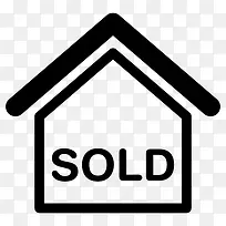 卖房子签图标