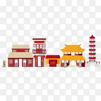 中国古风化建筑