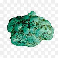 蓝绿色淘宝翡翠原石免抠图